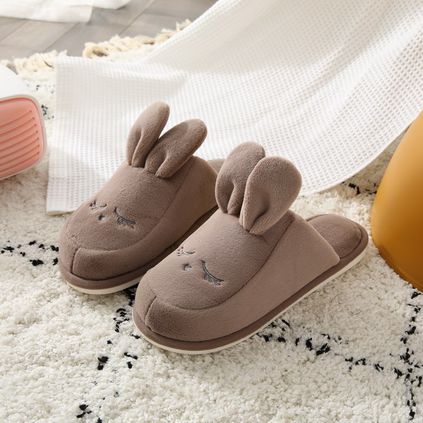 Men's Warm Slippers Rabbit Design