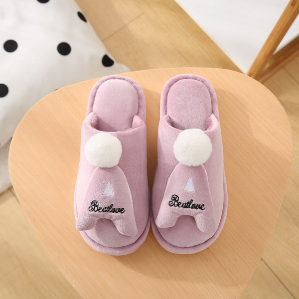 Women's Warm Slippers With Letter Decoration