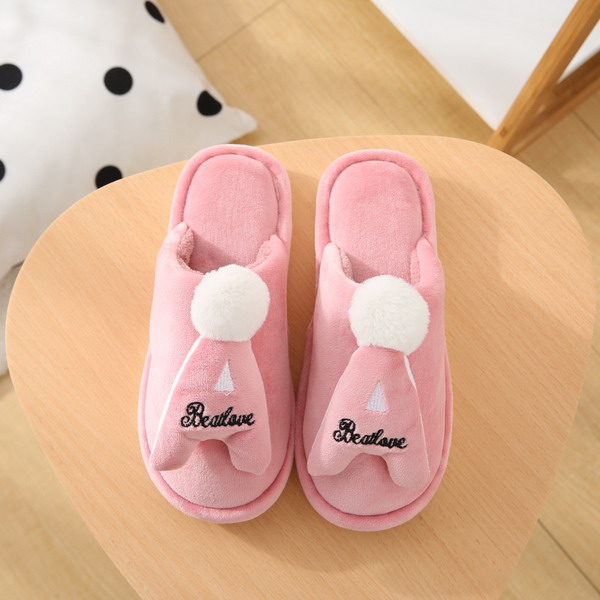 Women's Warm Slippers With Letter Decoration
