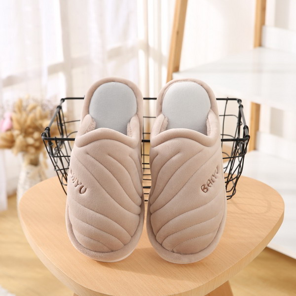 Men's Warm Slippers With Wrinkle Design