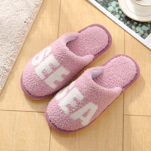 Women's Warm Slippers With SEE SEA Logo