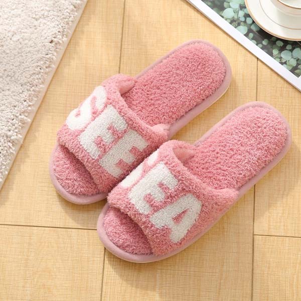 Women's Open Toe Slippers With SEE SEA Logo