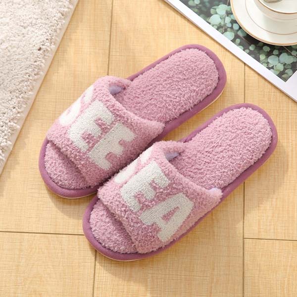 Women's Open Toe Slippers With SEE SEA Logo