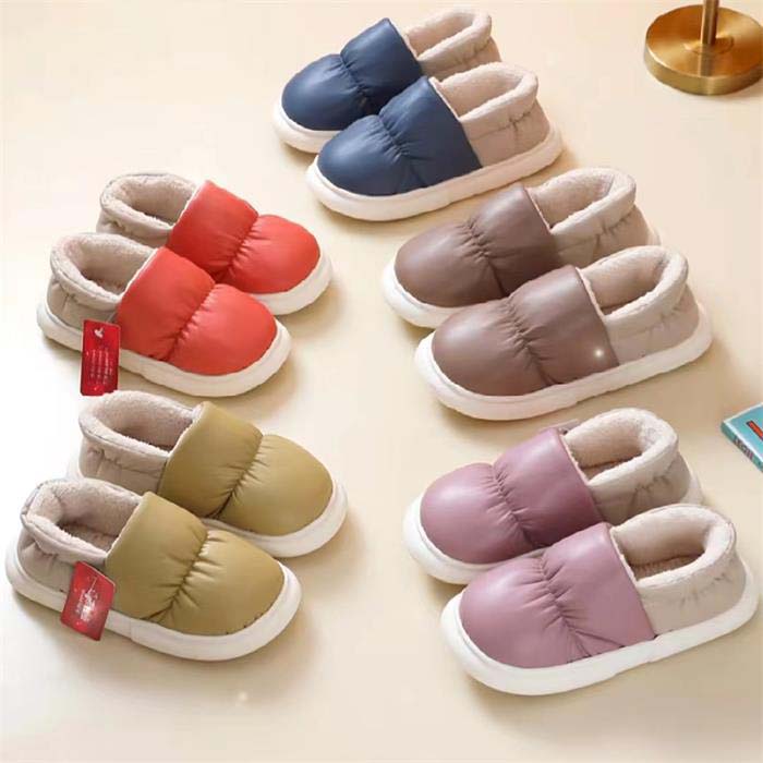 All Cover Women's Warm Slippers In Pure Color