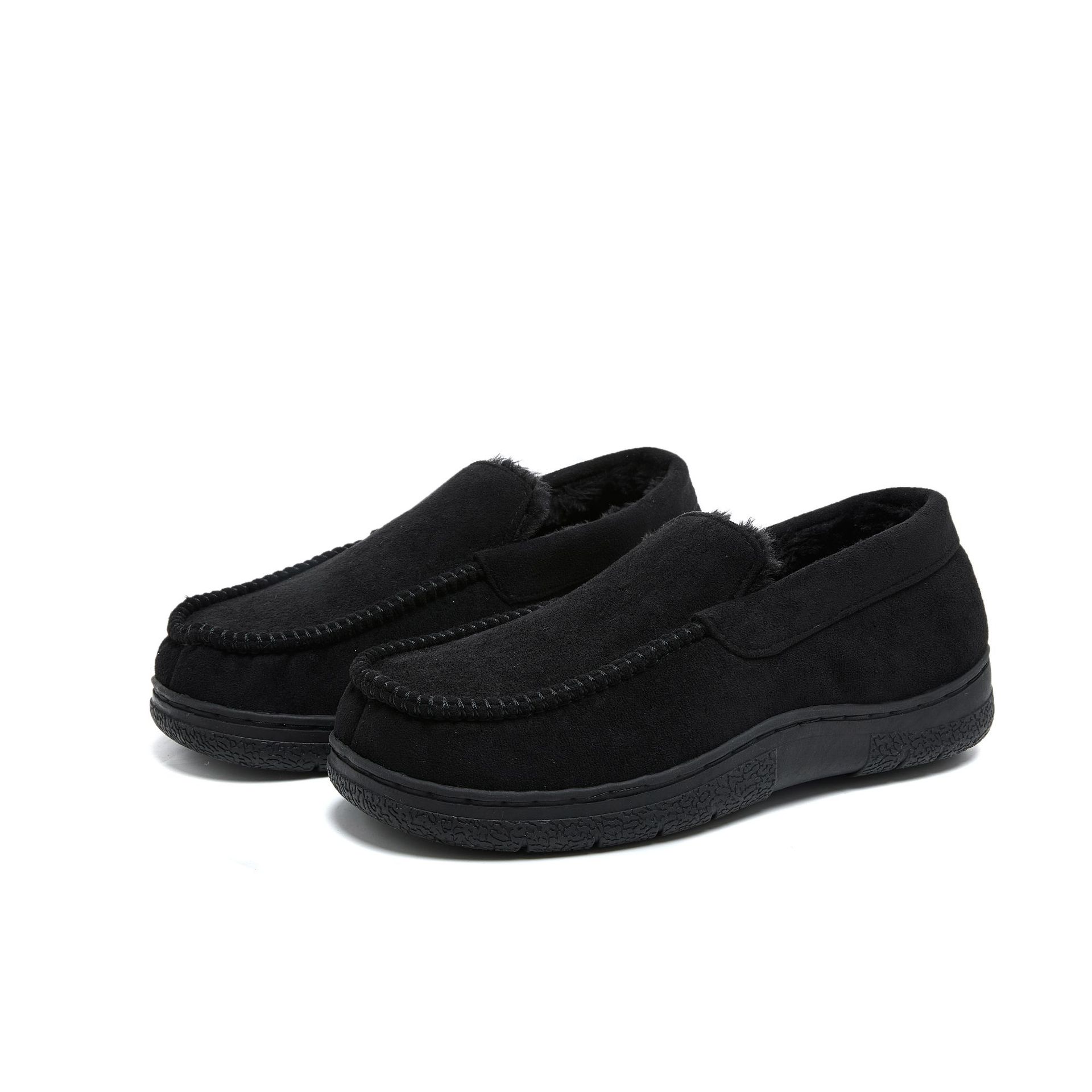 Men's Warm Moccasins Shoes With Plush Inside