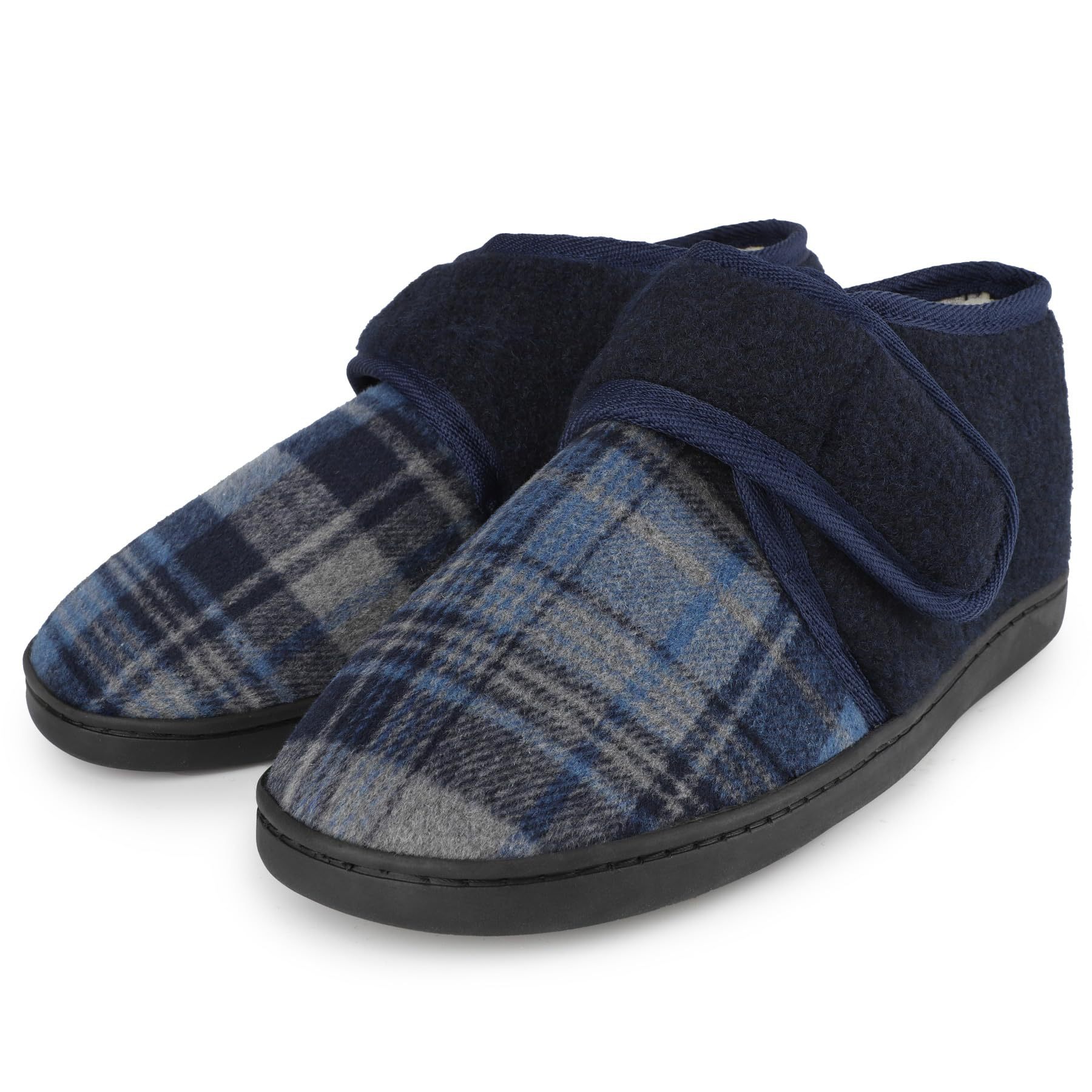 Men's Warm Leisure House Shoes With Plush Inside