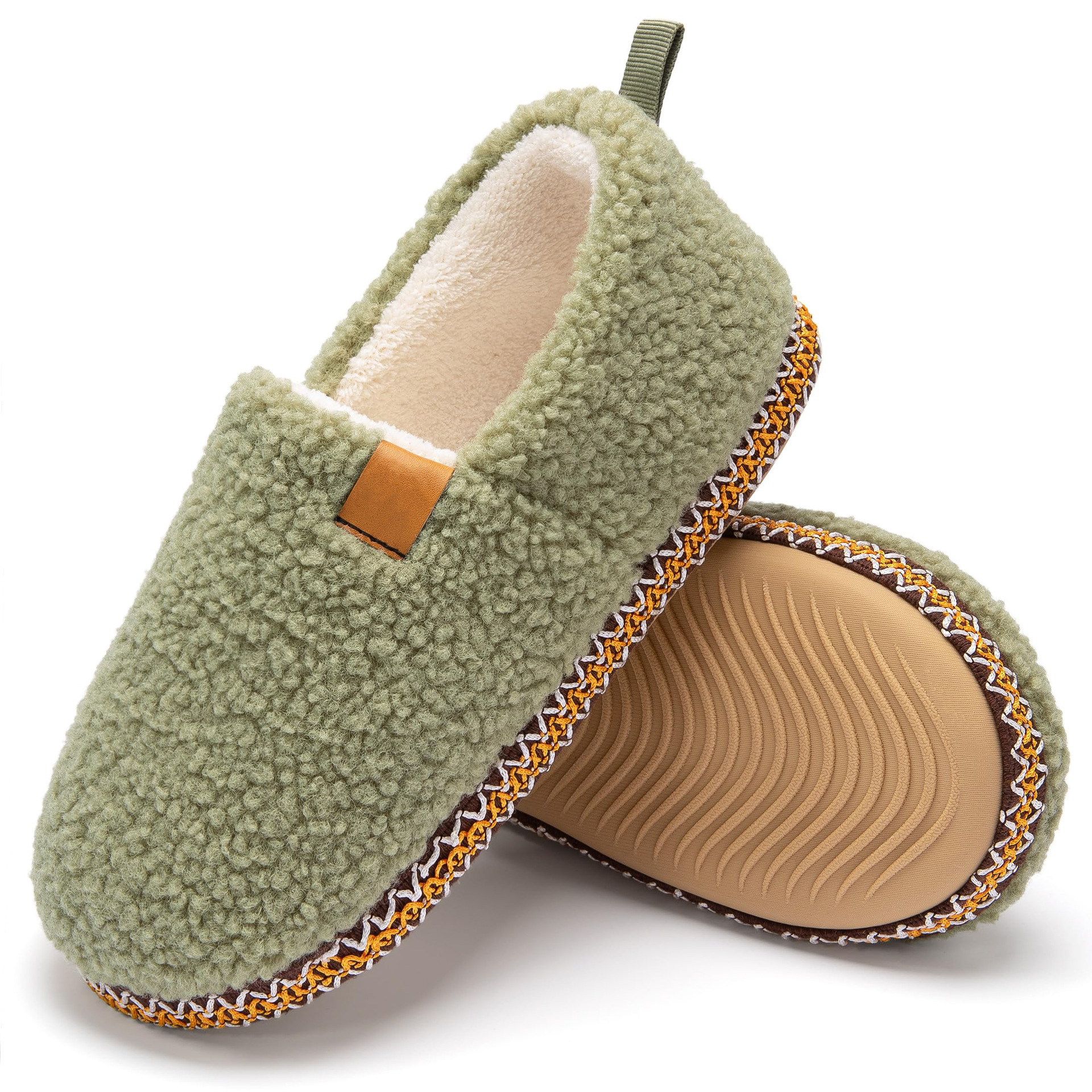 Women's Soft Warm Slipper Shoes With Plush Upper Pure Color