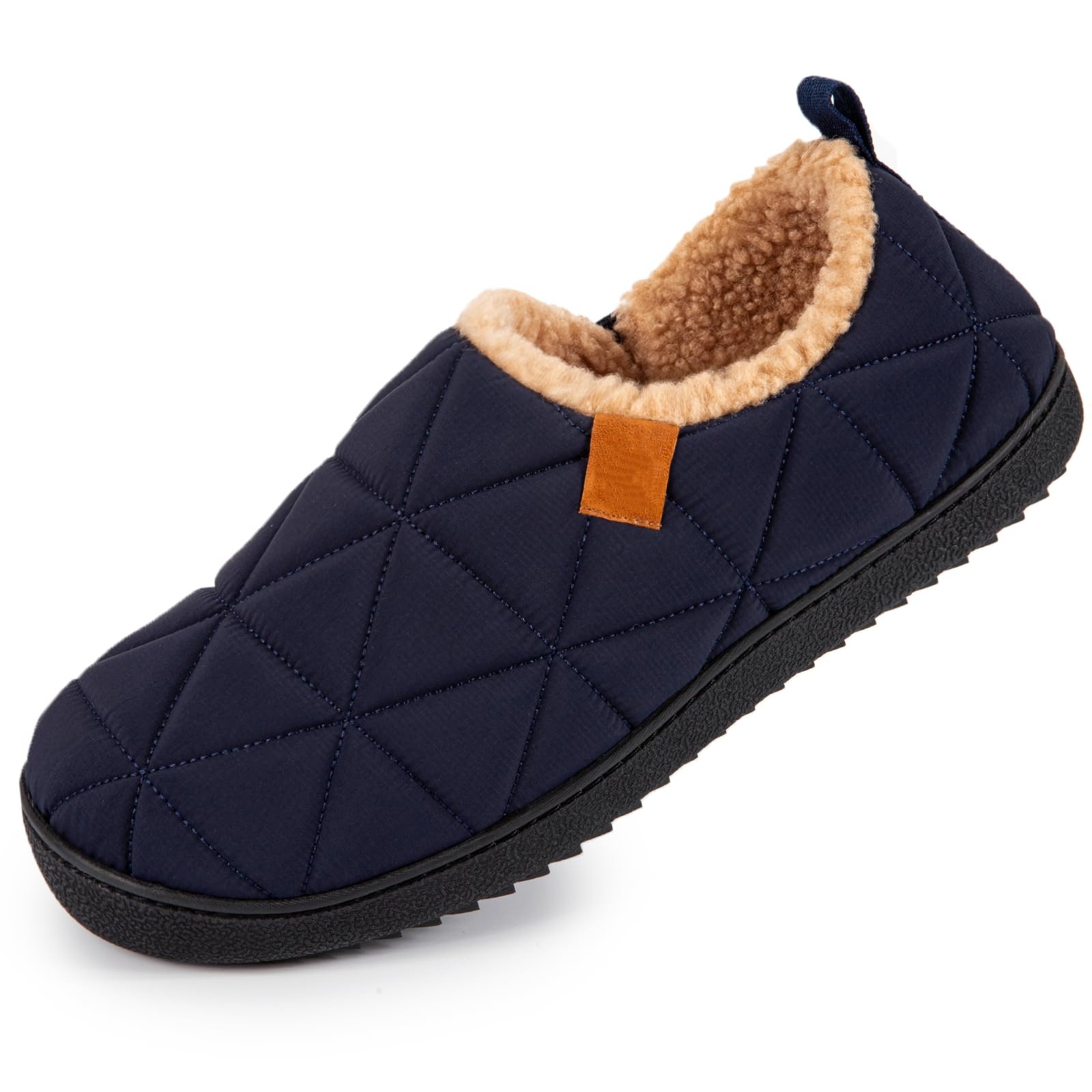 Men's Warm Shoes In Pure Color With Plush Inside