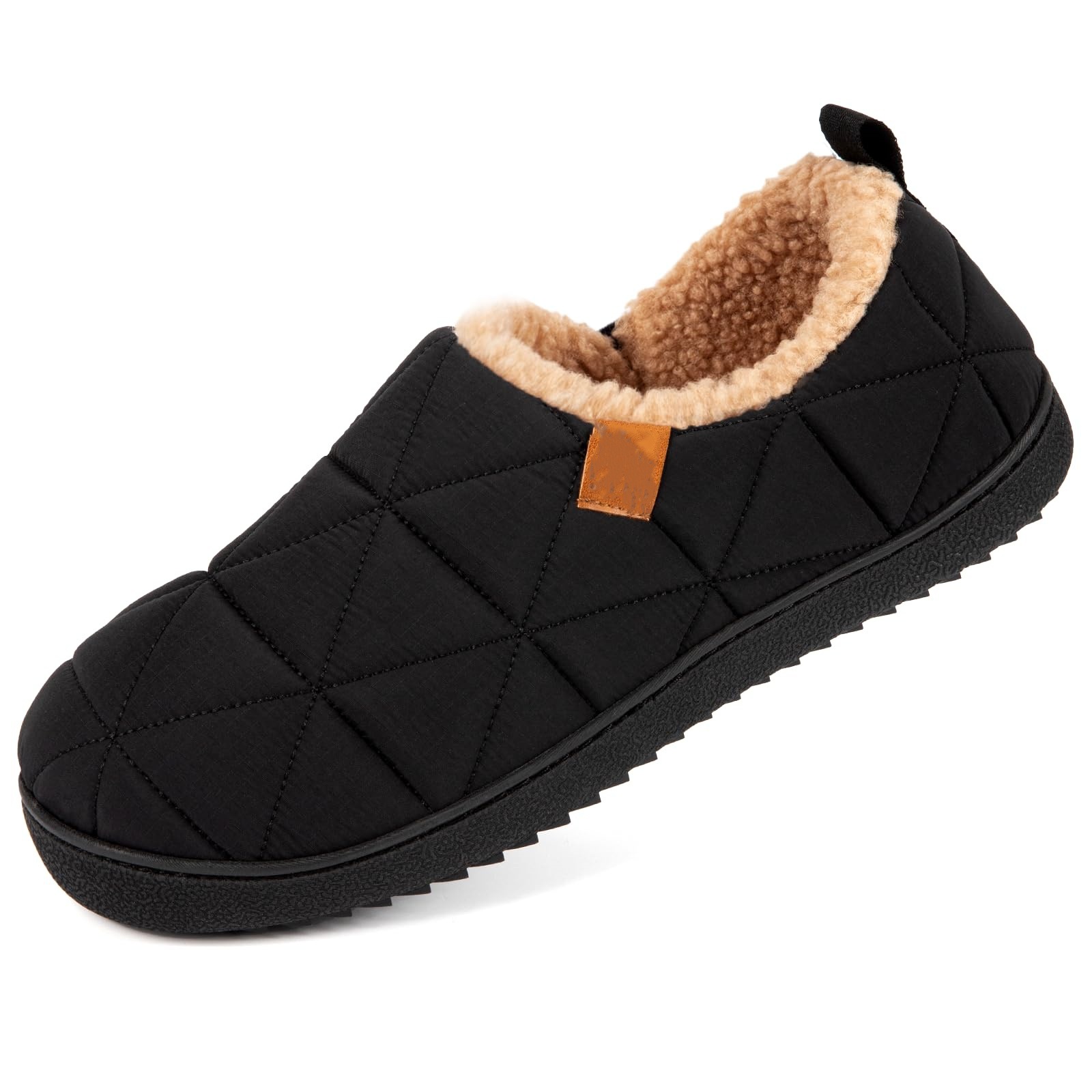 Men's Warm Shoes In Pure Color With Plush Inside
