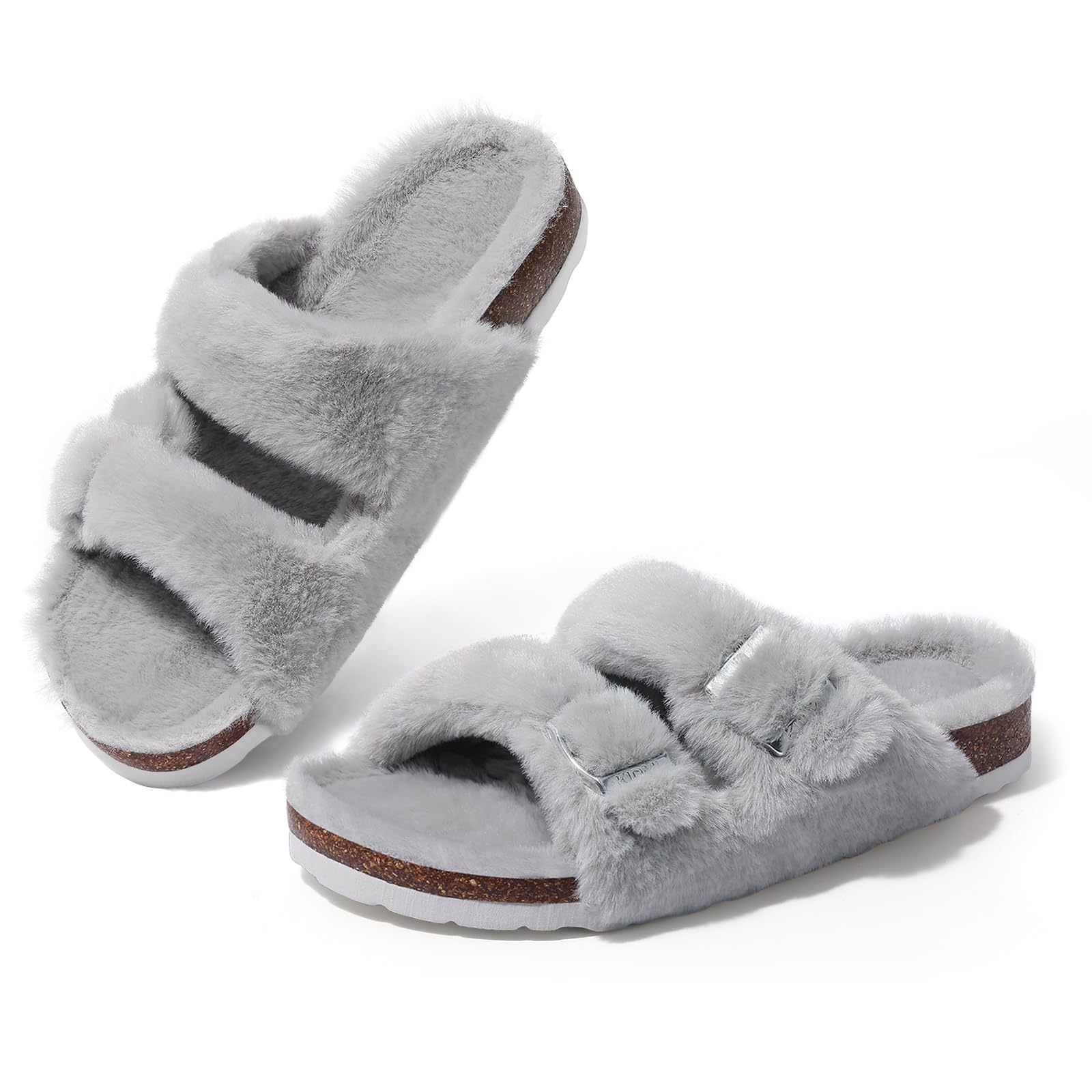 Adjustable Men's Cozy Soft Sandal Home Slippers Birkenstocks Style
