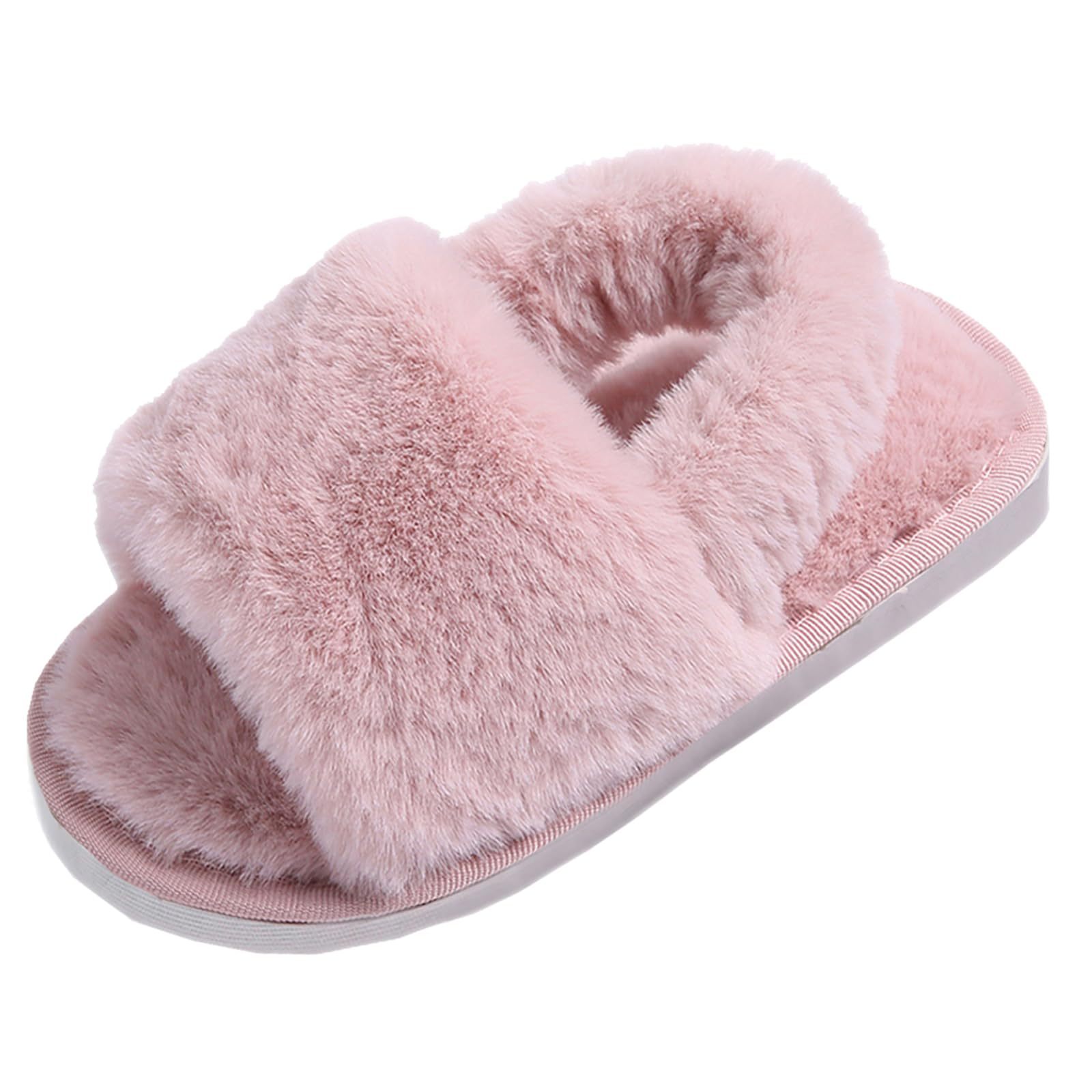 Women's Cozy Soft Sandal Home Slippers With Elastic Band
