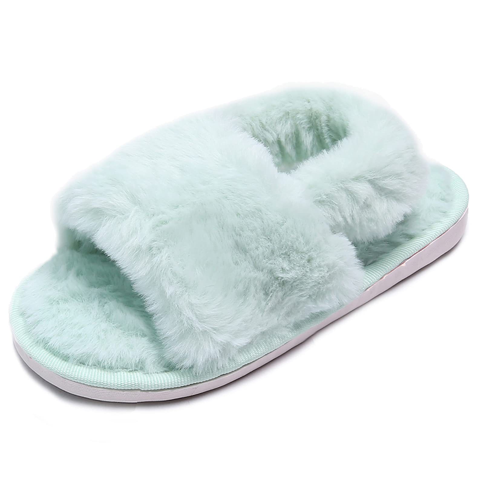 Women's Cozy Soft Sandal Home Slippers With Elastic Band