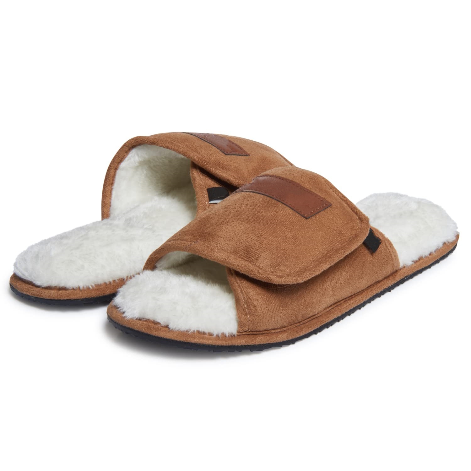 Adjustable Men's Cozy Soft Sandal Home Slippers Simple Style