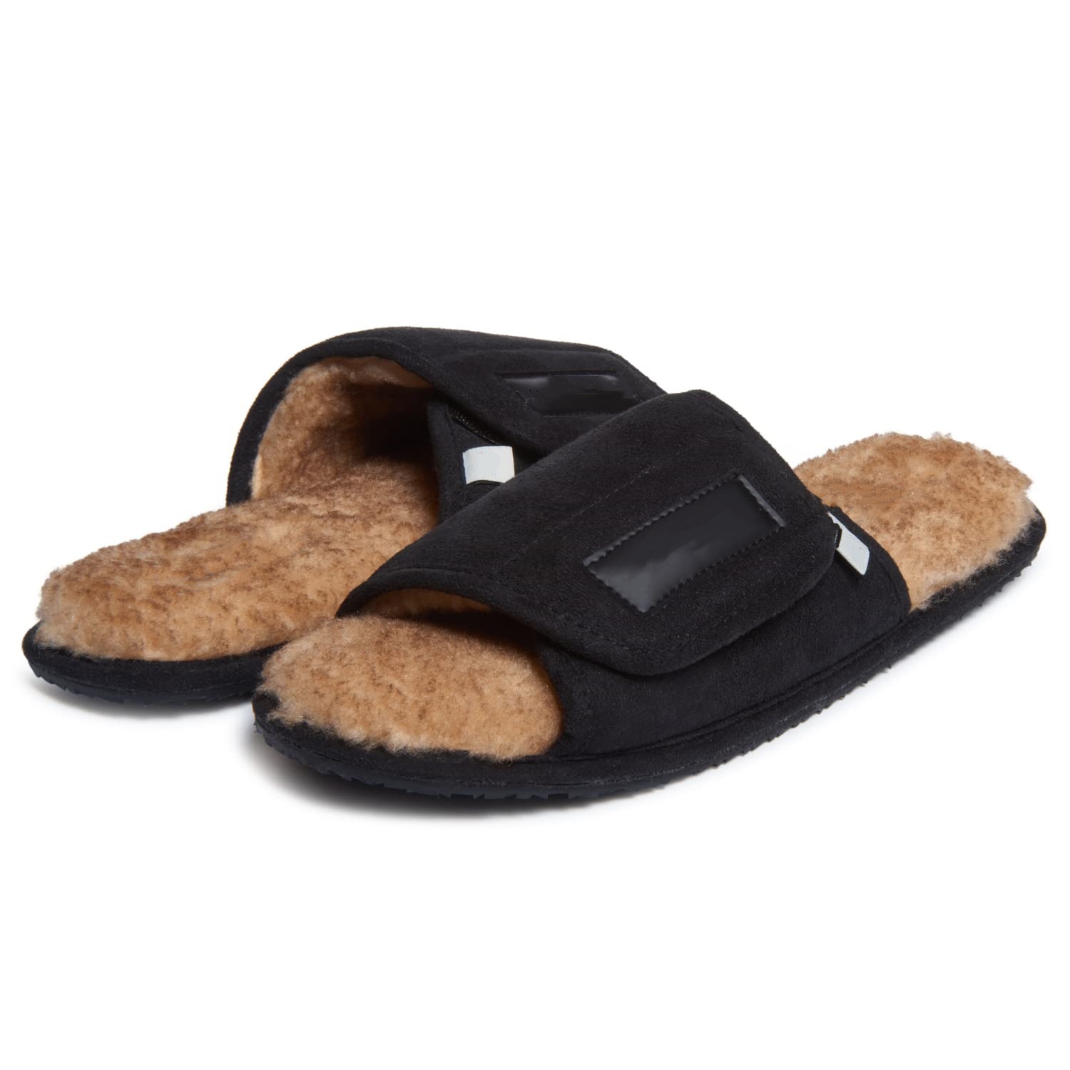 Adjustable Men's Cozy Soft Sandal Home Slippers Simple Style