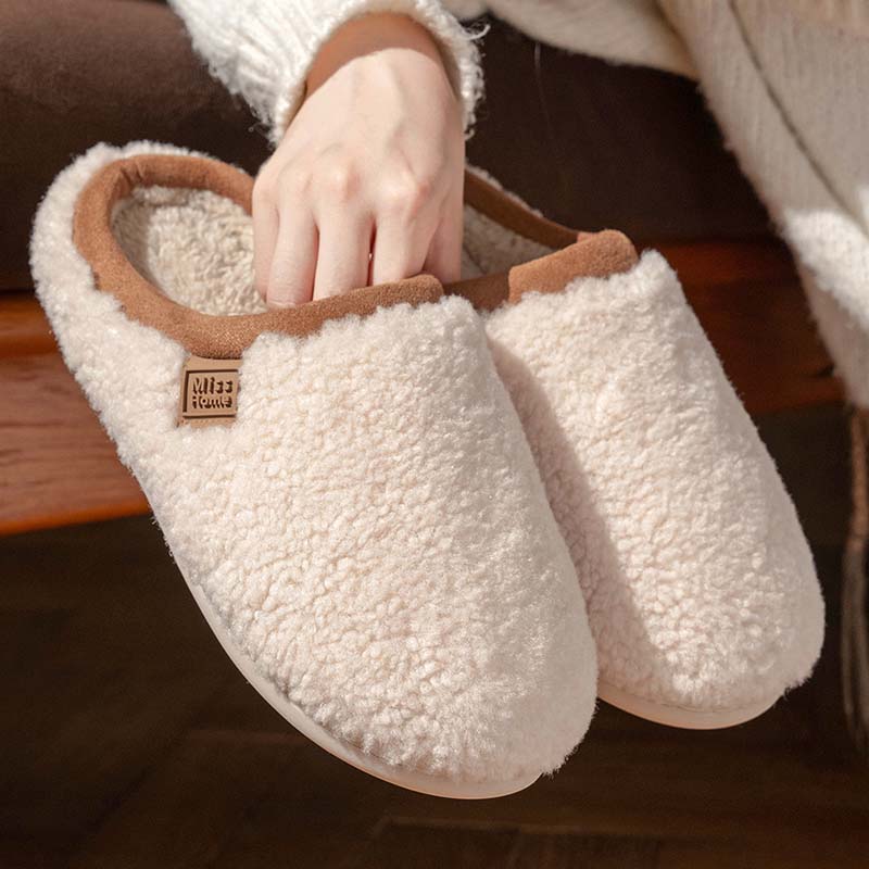 Plush Winter Warm Slippers For Home