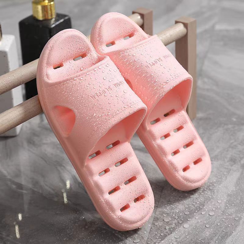 Fashion Solid Color EVA Slippers For Washroom