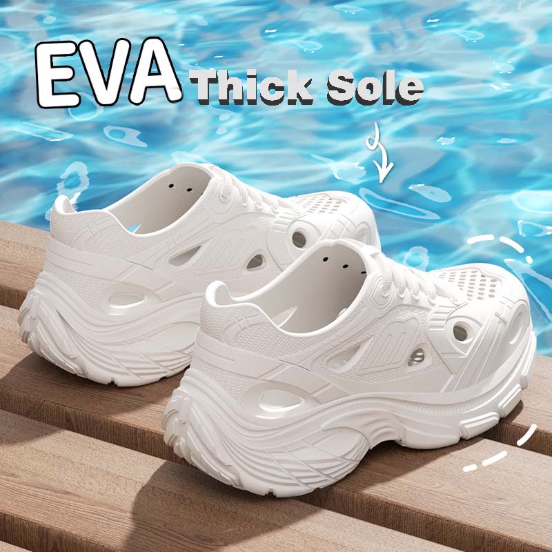 Clogs Shoes Sports EVA Women's Beach Sandal Garden Slippers with Soft Thick Sole