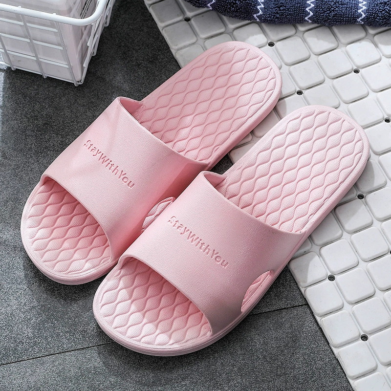 Solid Color EVA Sandal Women's Summer Slippers for House Bathroom