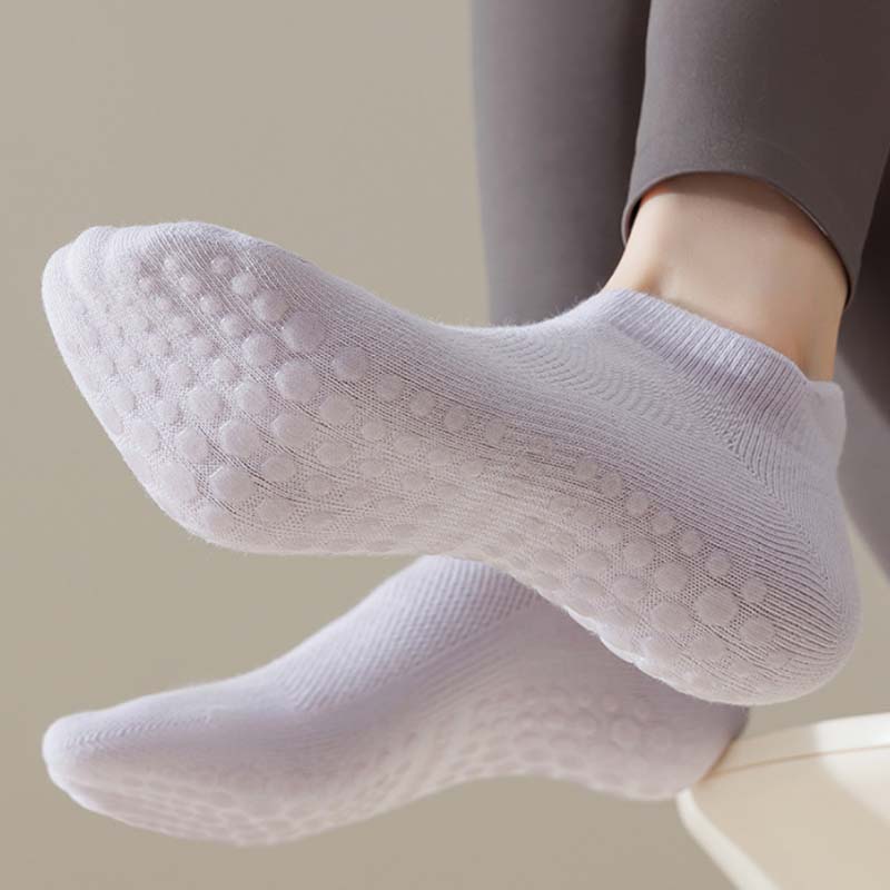 Women's Summer Mesh Thin Yoga Socks with Silicone Grip Breathable Anti-Slip for Professional Sports Yoga Pilatea and Running