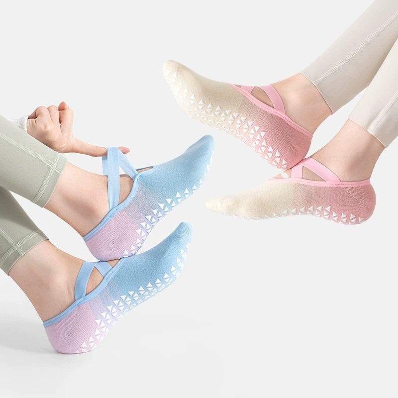 Wholesale Yoga Socks Fitness Anti-Slip Sports Socks Spring Summer Short Socks for Women Adults Indoor Dancing and Pilates Floor Socks