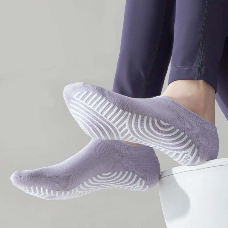 Cotton Gym Sports Socks Cushioning Non-Slip Professional Yoga Socks Breathable Pilates Comfortable Ankle Socks