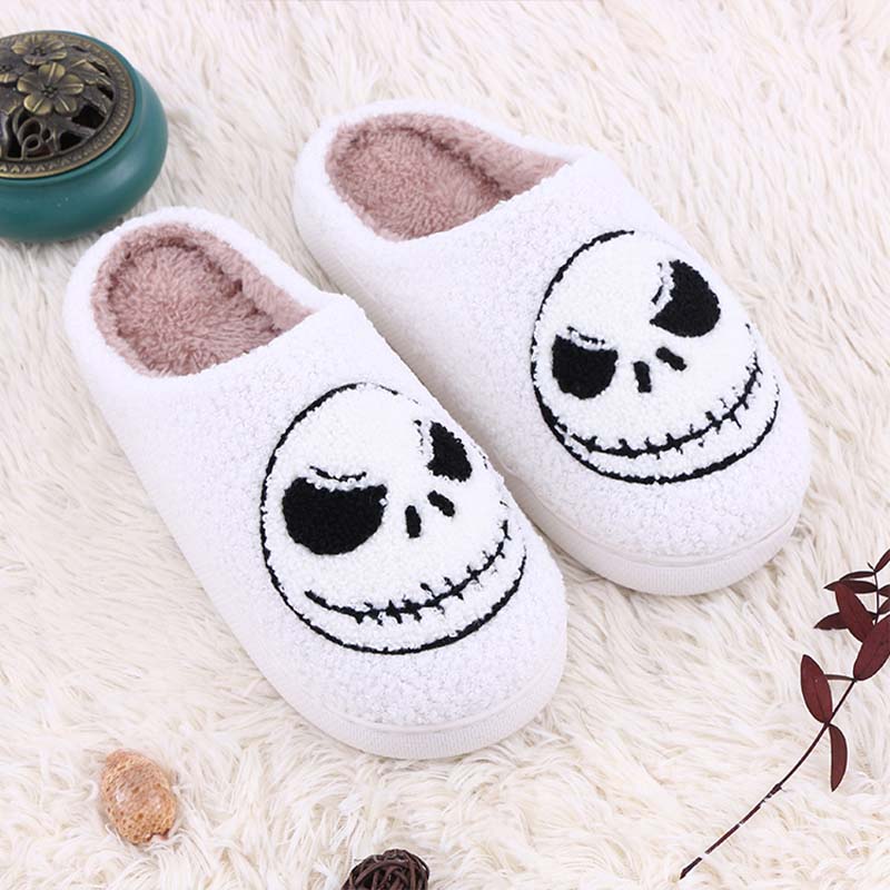 Halloween Design Promotion Plush Warm Slippers Cotton Comfortable Women's Slipper for House Floor